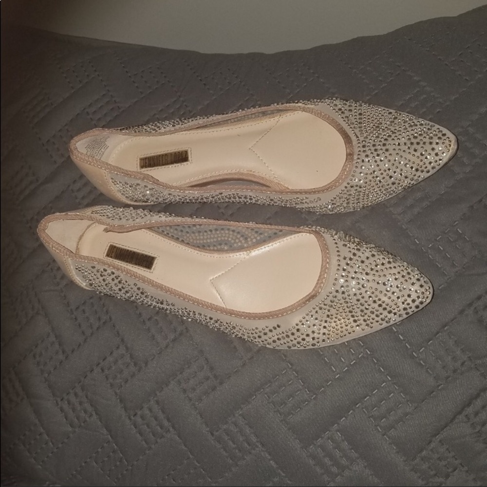 Jennifer Lopez Sparkly Flats